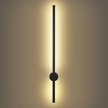 Brilagi - Lauko sieninis LED šviestuvas AURA LED/12W/230V 3000K IP54 65 cm juodas CRI 90