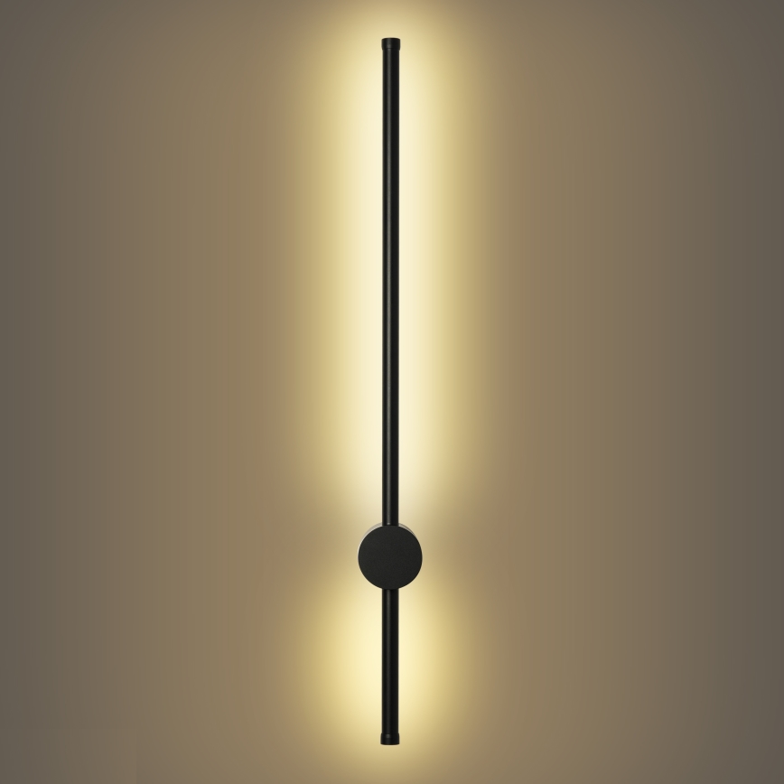 Brilagi - Lauko sieninis LED šviestuvas AURA LED/12W/230V 3000K IP54 65 cm juodas