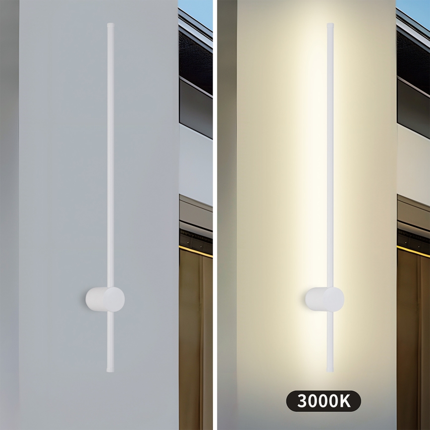 Brilagi - LED lauko sieninis šviestuvas AURA LED/20W/230V 3000K IP54 97 cm balta CRI 90