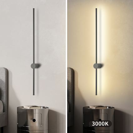 Brilagi - LED lauko sieninis šviestuvas AURA LED/20W/230V 3000K IP54 97 cm antracitas