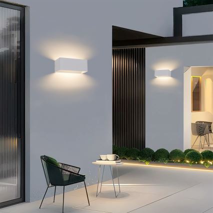 Brilagi - lauko sieninis LED šviestuvas DONNANI LED/7W/230V 20 cm baltas IP44