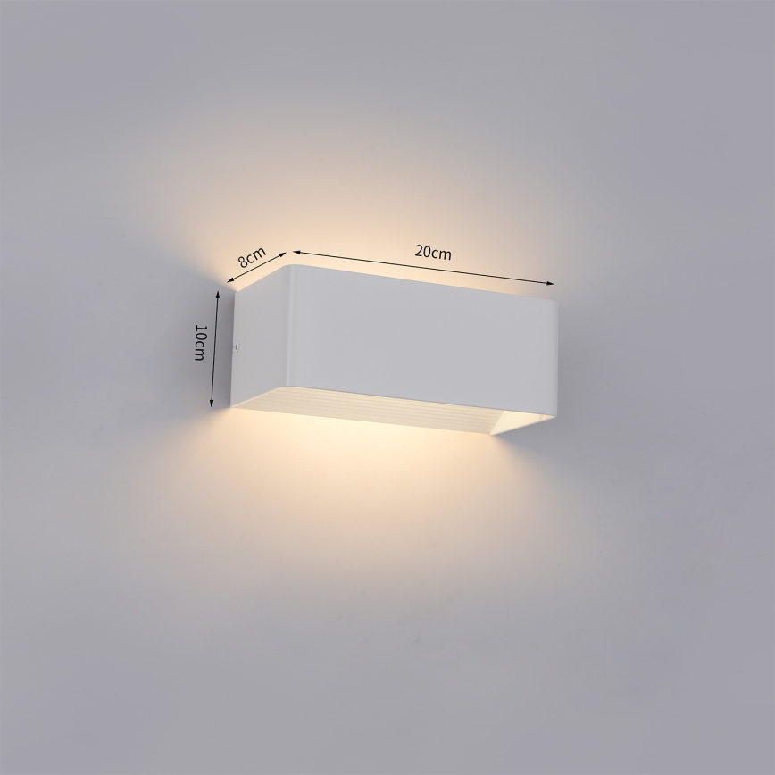 Brilagi - lauko sieninis LED šviestuvas DONNANI LED/7W/230V 20 cm baltas IP44