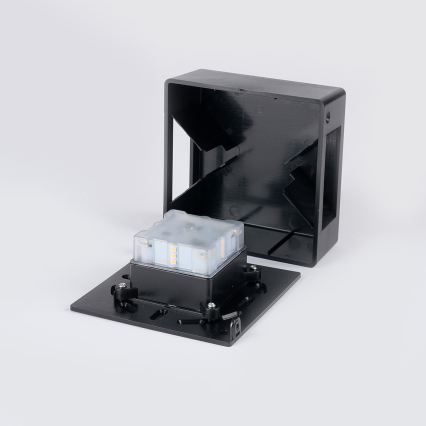 Brilagi - lauko sieninis LED šviestuvas DOUBLERAY LED/6W/230V juodas IP54