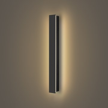 Brilagi - Lauko sieninis LED šviestuvas LINEAR LED/12W/230V 3000K IP65 50 cm juodas