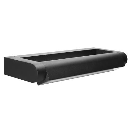Brilagi - Lauko sieninis LED šviestuvas SALERNO LED/12W/230V 35,5 cm juoda IP65