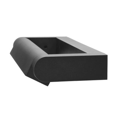 Brilagi - Lauko sieninis LED šviestuvas SALERNO LED/12W/230V 35,5 cm juoda IP65