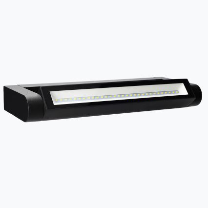 Brilagi - Lauko sieninis LED šviestuvas SALERNO LED/12W/230V 35,5 cm juoda IP65