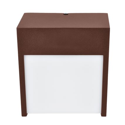 Brilagi - lauko sieninis LED šviestuvas TERNI LED/12W/230V rudas IP44