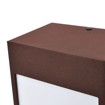 Brilagi - lauko sieninis LED šviestuvas TERNI LED/12W/230V rudas IP44