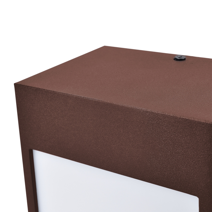 Brilagi - lauko sieninis LED šviestuvas TERNI LED/12W/230V rudas IP44