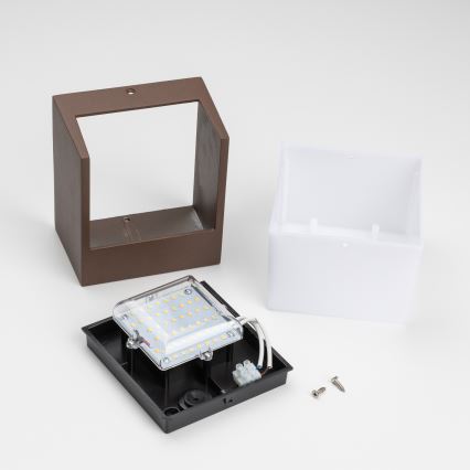 BRILAGI - lauko sieninis LED šviestuvas TERNI LED/12W/230V rudas IP44