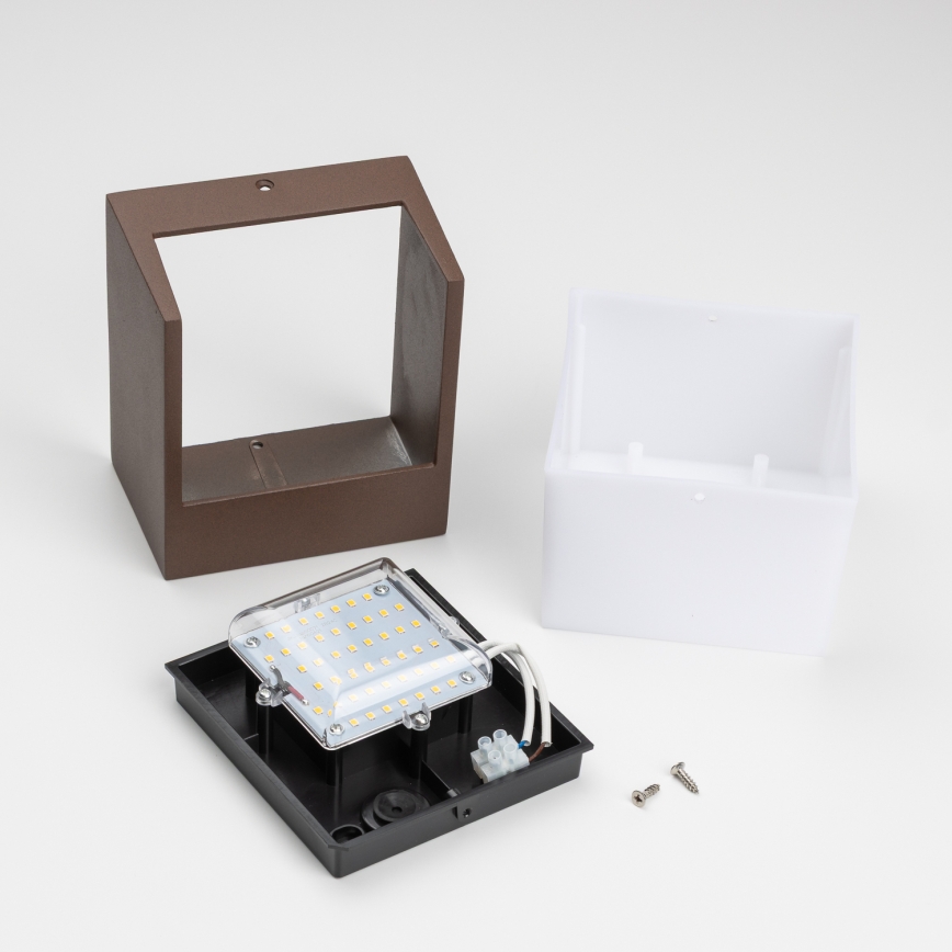 BRILAGI - lauko sieninis LED šviestuvas TERNI LED/12W/230V rudas IP44