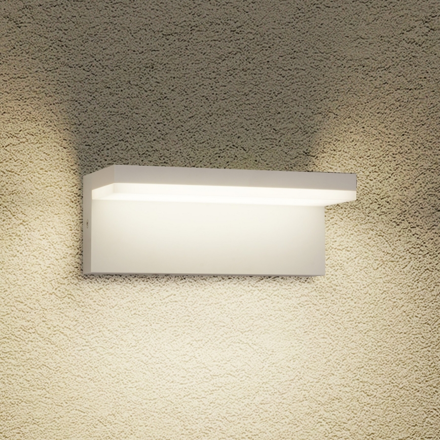 Brilagi - Lauko sieninis LED šviestuvas TESSI LED/10W/230V balta IP54
