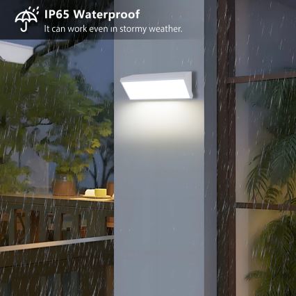 Brilagi - LED lauko sieninis šviestuvas TRIANGLE LED/42W/230V 3000/4000/6500K baltas IP65