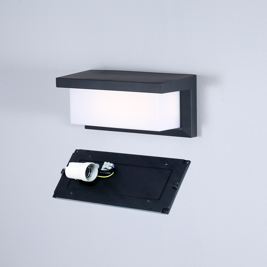 Brilagi - Lauko sieninis šviestuvas BRICKY 1xE27/60W/230V antracitas IP54