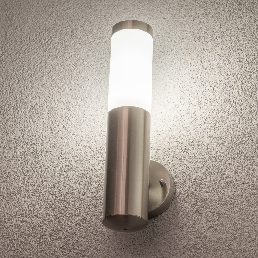 BRILAGI - Lauko sieninis šviestuvas ELIA 1xE27/20W/230V IP44 matinis chromas