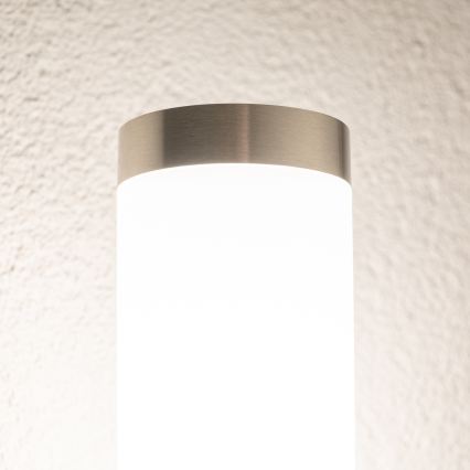 BRILAGI - Lauko sieninis šviestuvas ELIA 1xE27/20W/230V IP44 matinis chromas