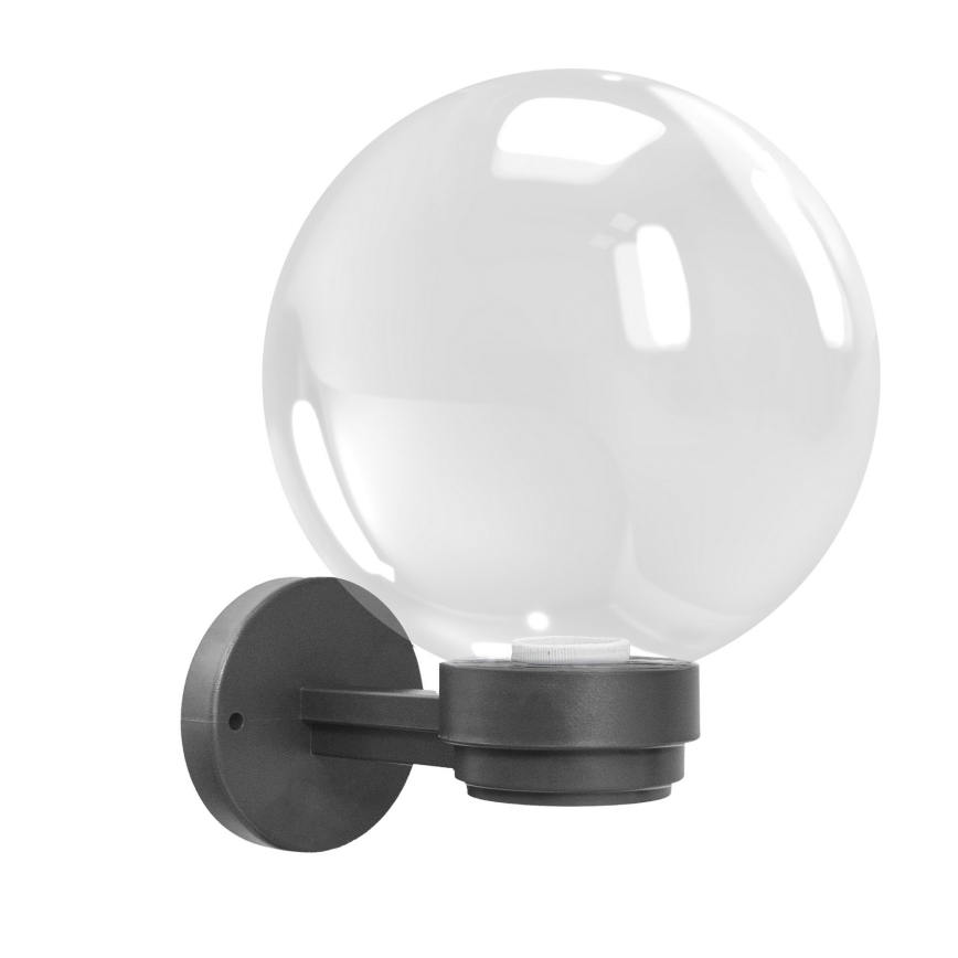 Brilagi - Lauko sieninis šviestuvas HARBOR 1xE27/40W/230V IP33 antracitas/skaidrus