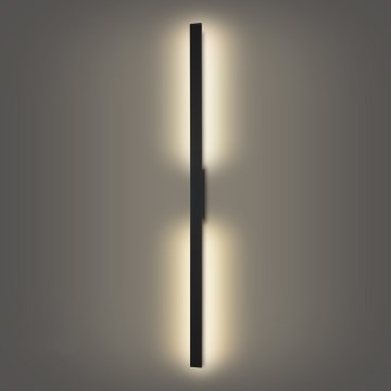 Brilagi - Lauko sieninis šviestuvas LUNA LED/30W/230V 4000K IP65 150 cm juodas CRI 90