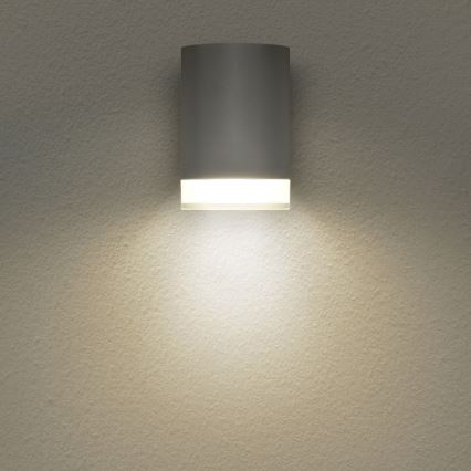 Brilagi - Lauko sieninis šviestuvas MATERA 1xGU10/30W/230V pilka IP54