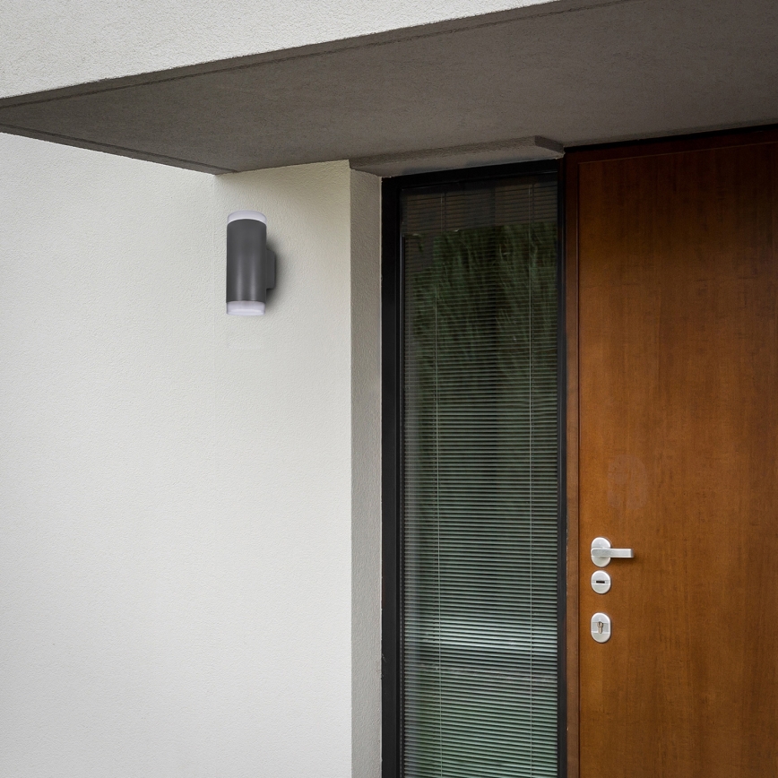 Brilagi - Lauko sieninis šviestuvas MATERA 2xGU10/30W/230V antracitas IP54