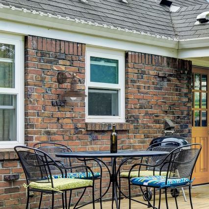 Brilagi - Lauko sieninis šviestuvas MOLDE 1xE27/60W/230V IP44 bronzinė/patinuota