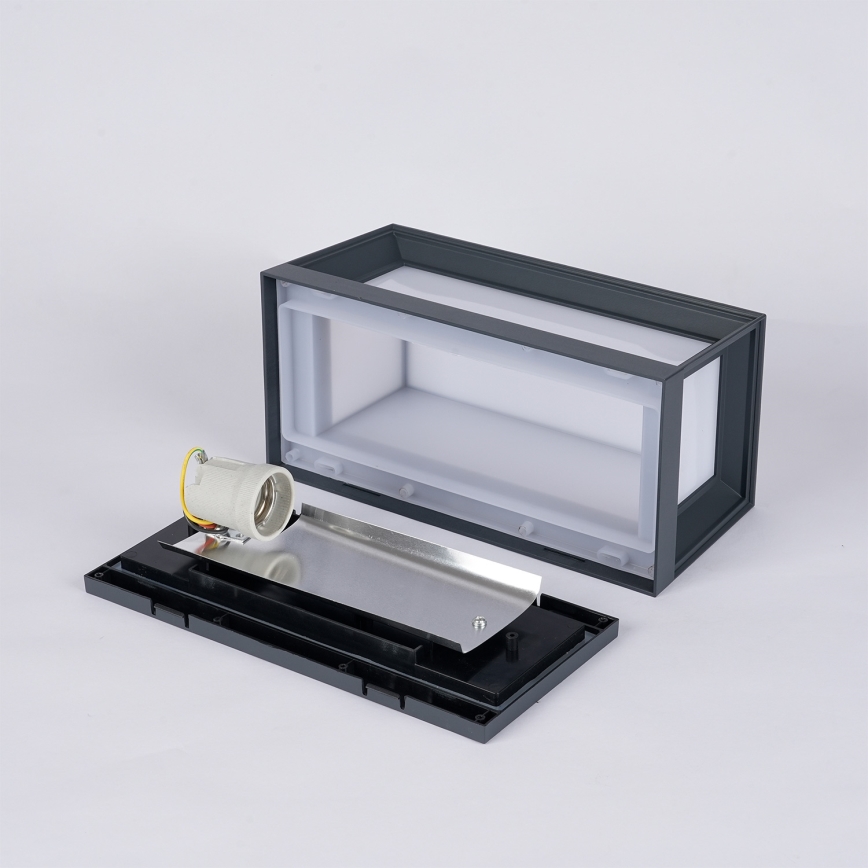 Brilagi - Lauko sieninis šviestuvas PARKER 1xE27/60W/230V antracitas IP44