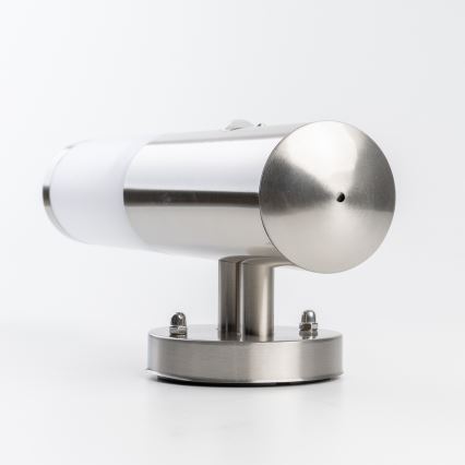 BRILAGI - Lauko sieninė lempa su judesio jutikliu ELIA 1xE27/20W/230V IP44 matinis chromas