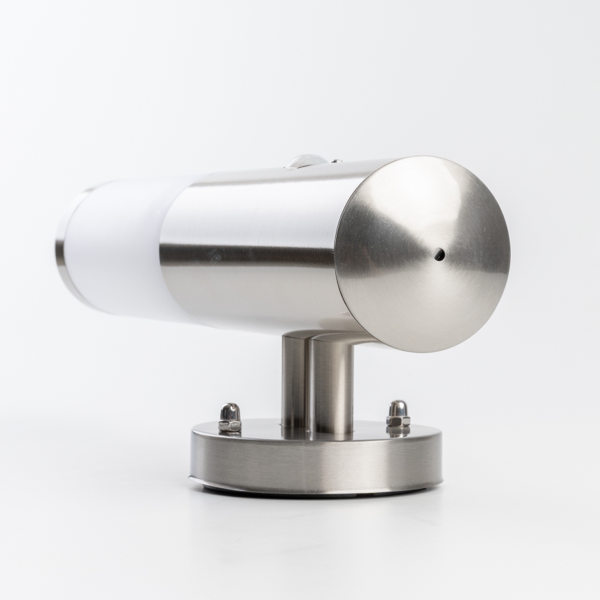 BRILAGI - Lauko sieninė lempa su judesio jutikliu ELIA 1xE27/20W/230V IP44 matinis chromas