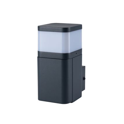 Brilagi - Lauko sieninis šviestuvas su SCHUKO lizdu PILLAR 1xG9/11W/230V IP44 antracitas