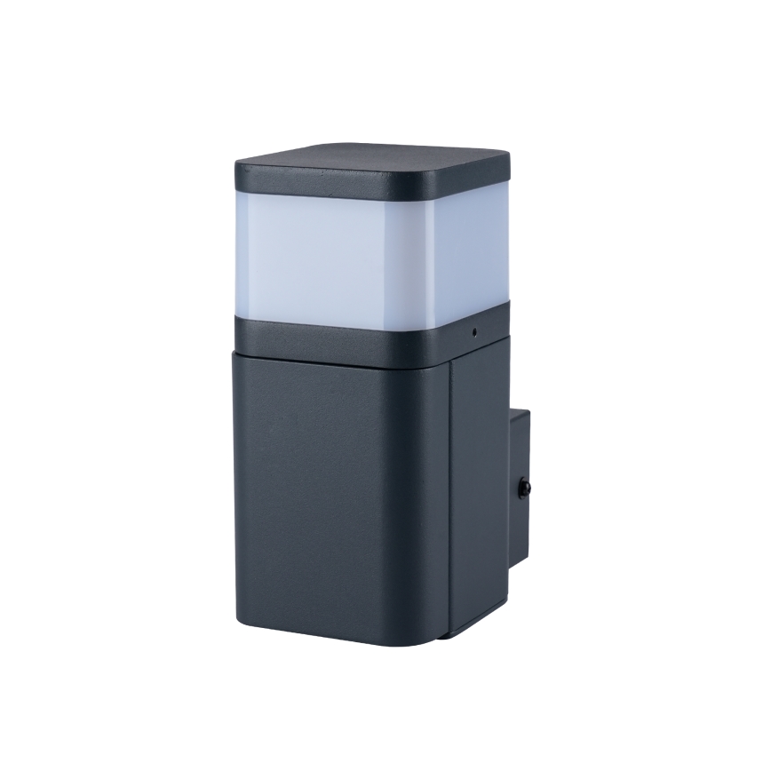 Brilagi - Lauko sieninis šviestuvas su SCHUKO lizdu PILLAR 1xG9/11W/230V IP44 antracitas