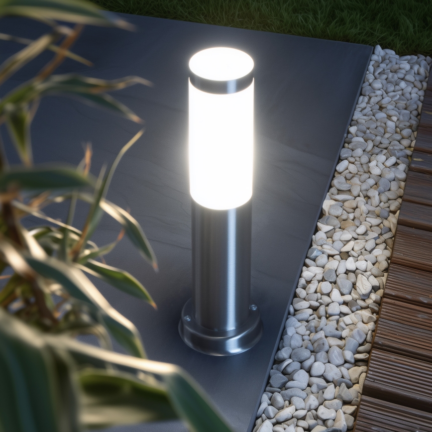 BRILAGI - Lauko šviestuvas NOVA 1xE27/15W/230V 40 cm IP44 matinis chromas