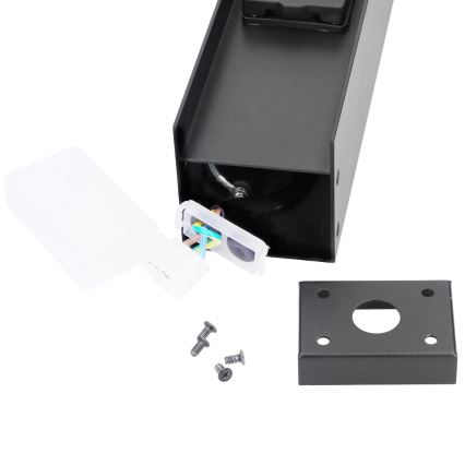 Brilagi - Lauko šviestuvas su 2 SCHUKO lizdais 1xG9/11W/230V IP44 juodas