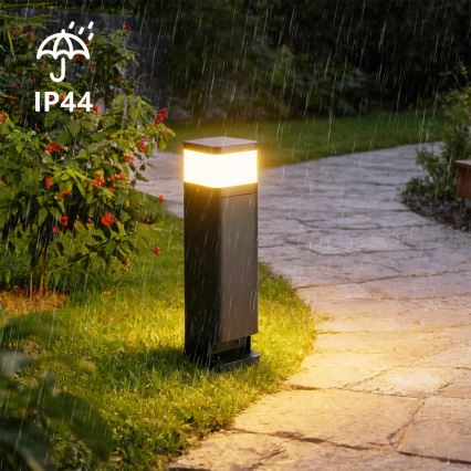 Brilagi - Lauko šviestuvas su 2 SCHUKO lizdais PILLAR 1xG9/11W/230V IP44 antracito spalva