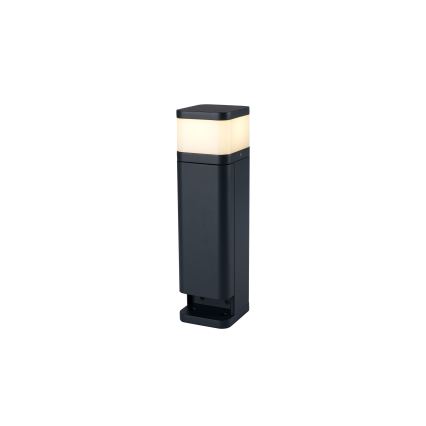 Brilagi - Lauko šviestuvas su 2 SCHUKO lizdais PILLAR 1xG9/11W/230V IP44 antracito spalva