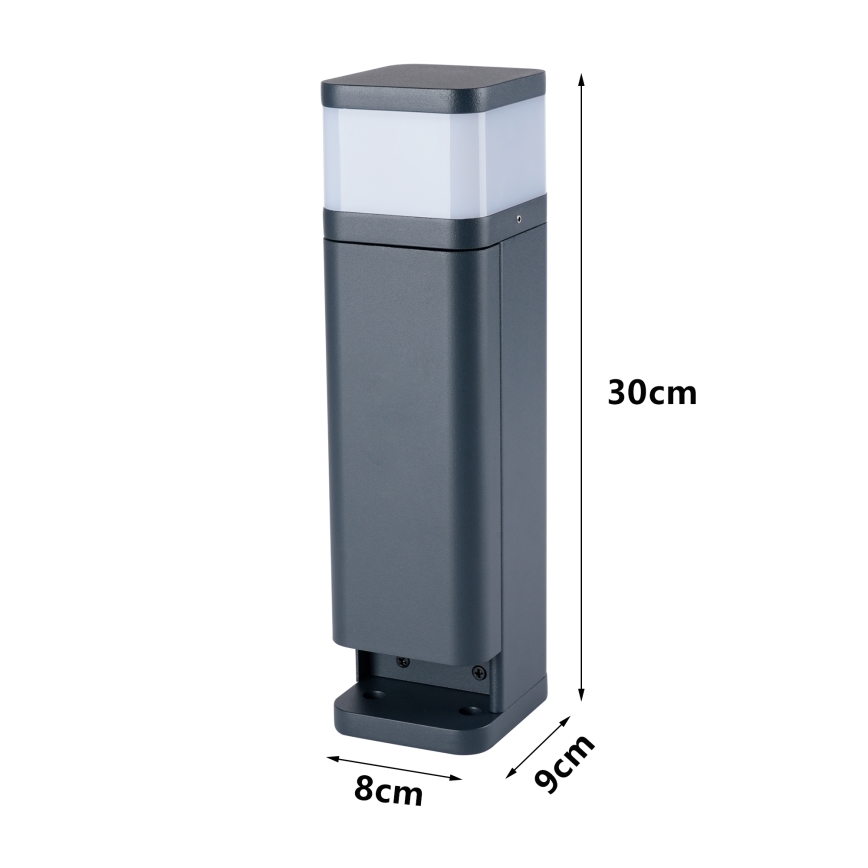 Brilagi - Lauko šviestuvas su 2 SCHUKO lizdais PILLAR 1xG9/11W/230V IP44 antracito spalva