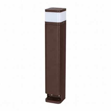 BRILAGI - Lauko šviestuvas su 2 SCHUKO lizdais PILLAR 1xG9/11W/230V IP44 rudas