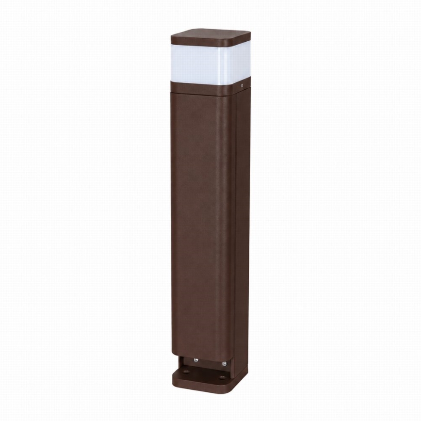 BRILAGI - Lauko šviestuvas su 2 SCHUKO lizdais PILLAR 1xG9/11W/230V IP44 rudas