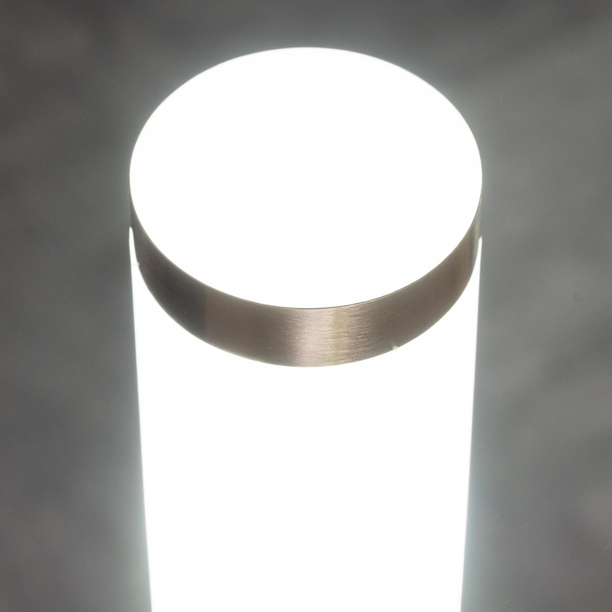 BRILAGI - lauko šviestuvas su judesio jutikliu ELIA 1xE27/20W/230V IP44 100 cm matinis chromas