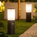 Brilagi - Lauko šviestuvas su judesio jutikliu NOVA 1xE27/15W/230V, 40 cm, IP44, juodas