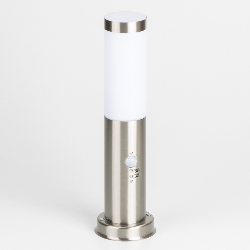 BRILAGI - Lauko šviestuvas su judesio jutikliu NOVA 1xE27/15W/230V 40 cm IP44 matinis chromas