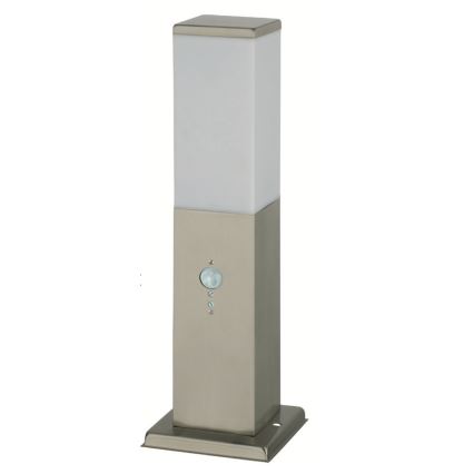 Brilagi - Lauko šviestuvas su judesio jutikliu NOVA 1xE27/15W/230V 40 cm IP44 matinis chromas