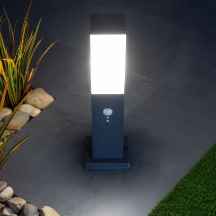BRILAGI - Lauko šviestuvas su jutikliu NOVA 1xE27/15W/230V 40 cm IP44 antracitas