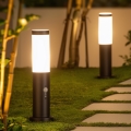 Brilagi - Lauko šviestuvas su jutikliu NOVA 1xE27/15W/230V 40 cm IP44 juodas