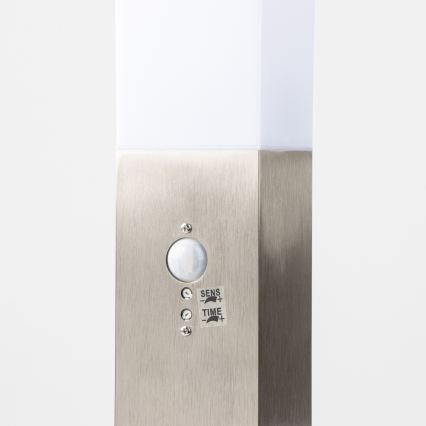 BRILAGI - Lauko šviestuvas su jutikliu NOVA 1xE27/15W/230V 40 cm IP44 matinis chromas