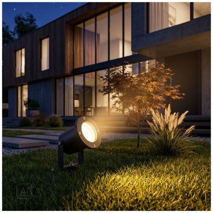 BRILAGI - Lauko šviestuvas TERRA 1xGU10/50W/230V IP65 juodas