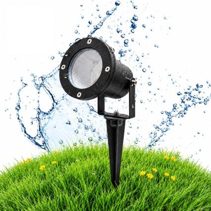 BRILAGI - Lauko šviestuvas TERRA 1xGU10/50W/230V IP65 juodas