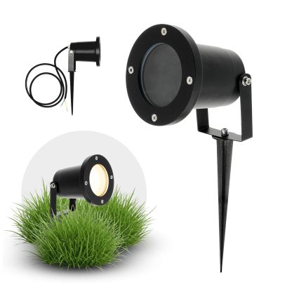 BRILAGI - Lauko šviestuvas TERRA 1xGU10/50W/230V IP65 juodas