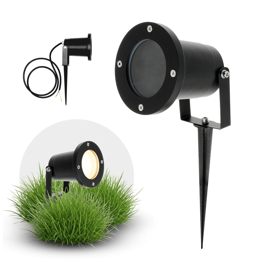 BRILAGI - Lauko šviestuvas TERRA 1xGU10/50W/230V IP65 juodas