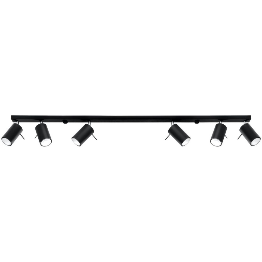Brilagi -  LED akcentinis šviestuvas ASMUS 6xGU10/7W/230V juoda